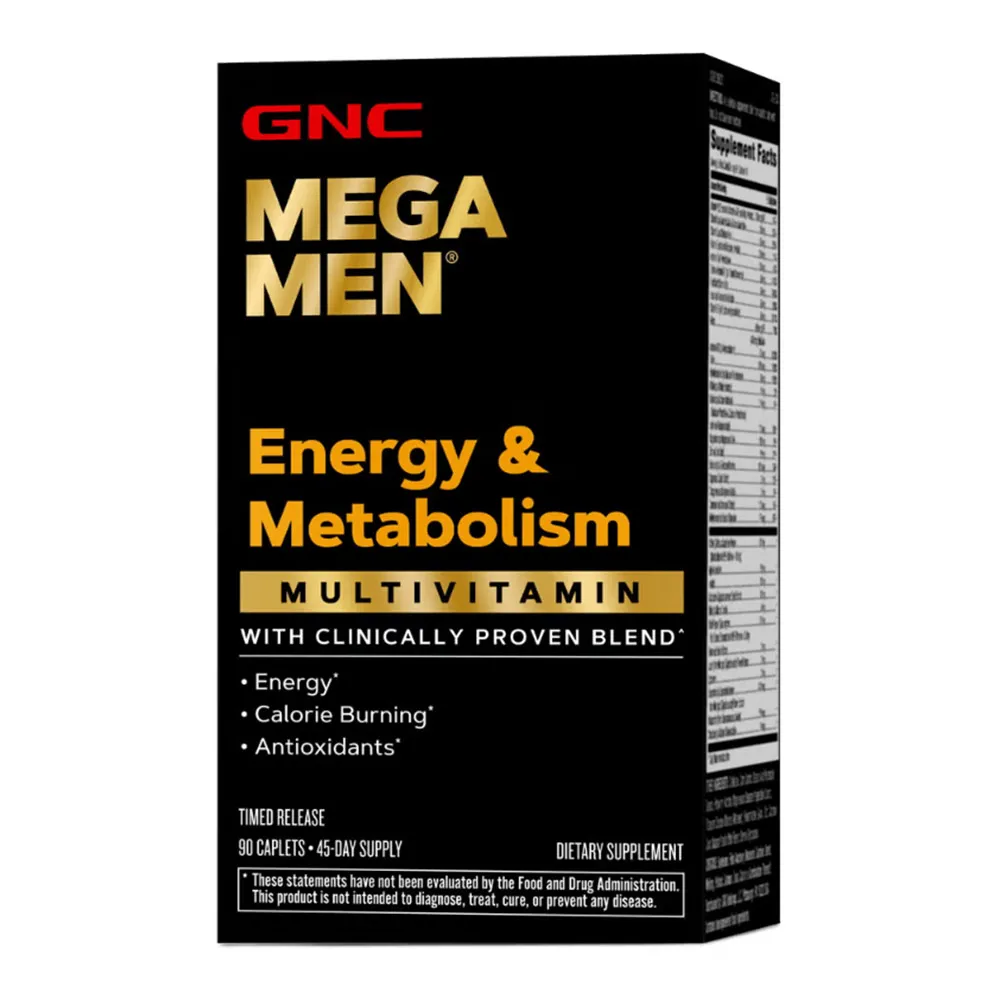 GNC Mega Men Energy & Metabolism, 90 tablete