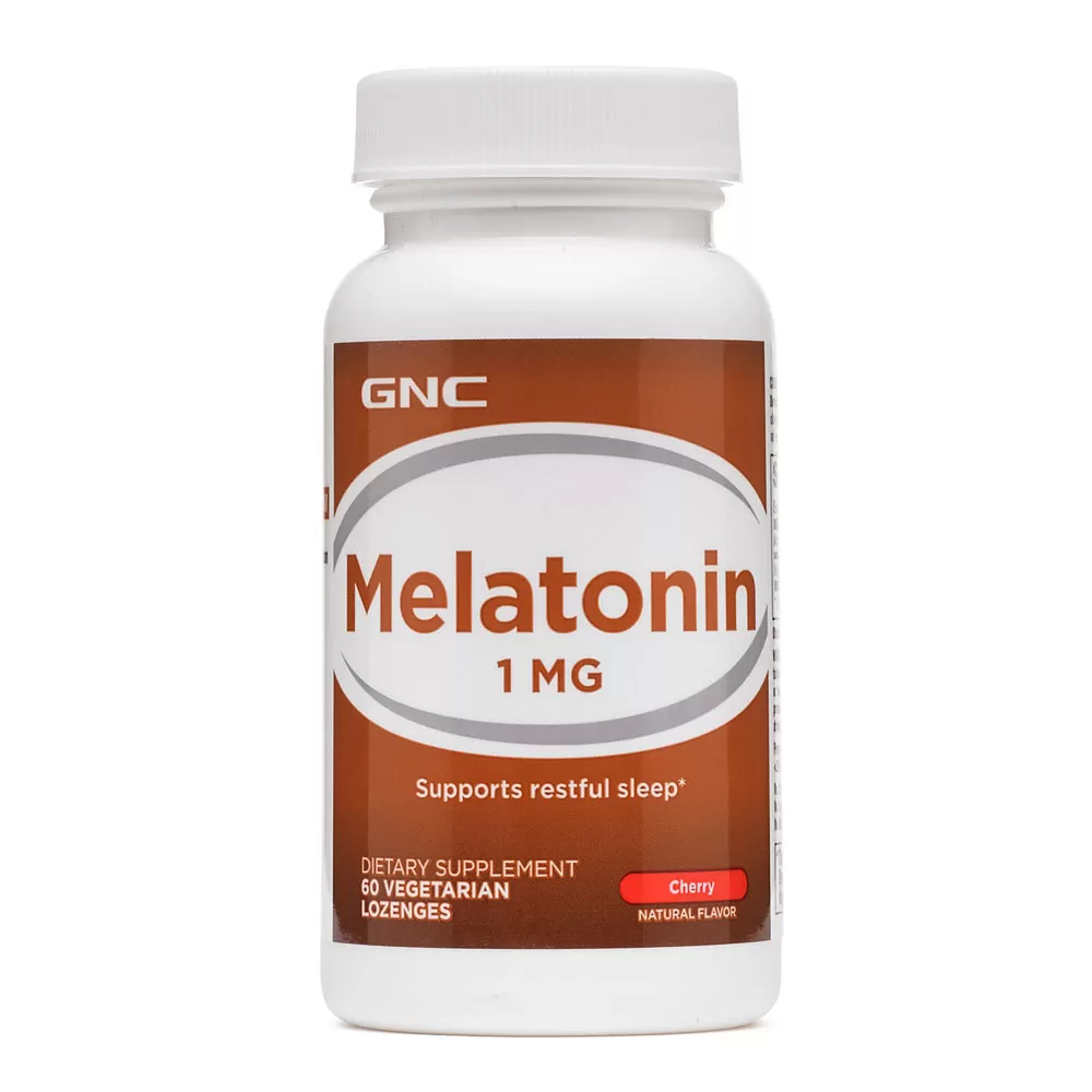 GNC Melatonin 1 Mg Cherry Flavor -capsule masticabile x 60
