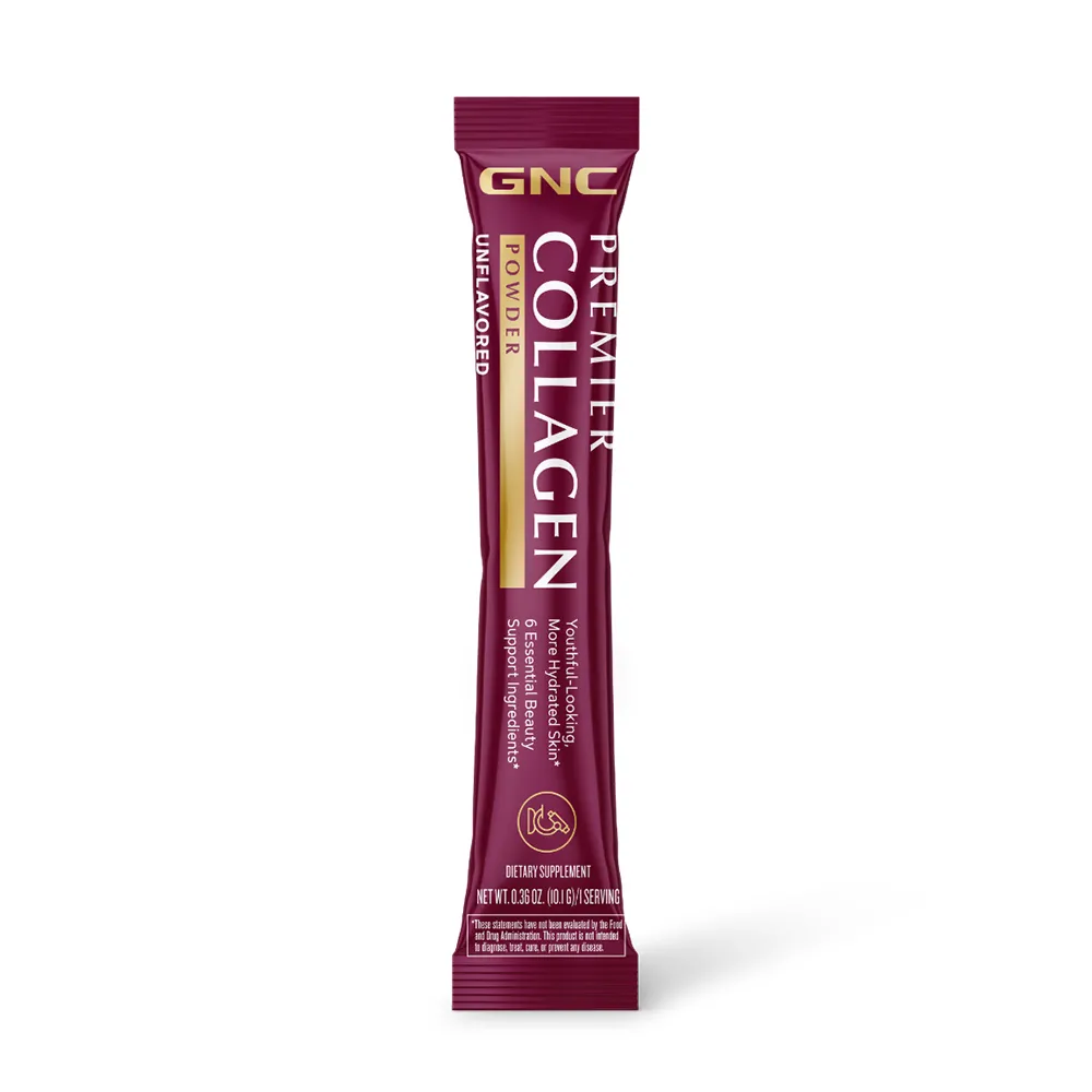 Premier Collagen Powder Formula Premium de Colagen fara Aroma, 20 plicuri x 10.01g, GNC