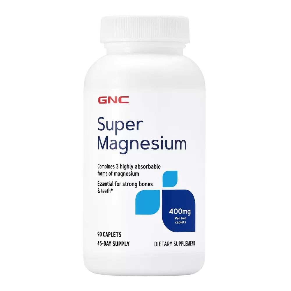 GNC Super Magnesium 400 mg -tablete x 90