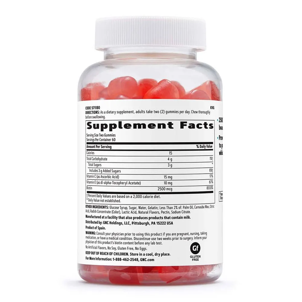 GNC Women's Hair, Skin & Nails, 120 jeleuri