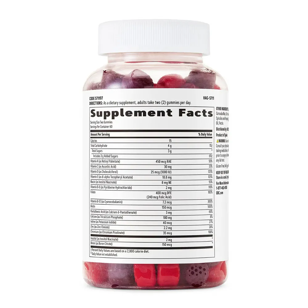 GNC Women's Multivitamin cu Aroma de Fructe de Padure -gummy x 120