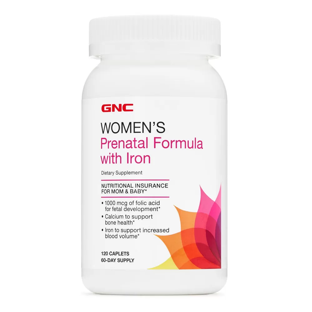 GNC Women's Prenatal Formula With Iron -capsule x 120