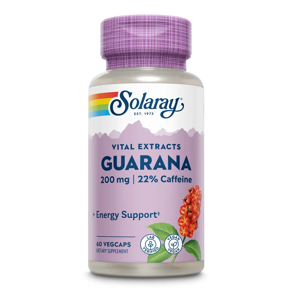 Guarana 200 mg, 60 capsule vegetale, Secom