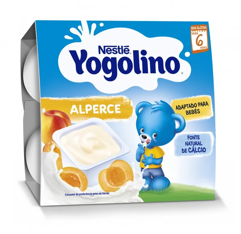 Gustare cu caise Yogolino, 4 x 100g, Nestle