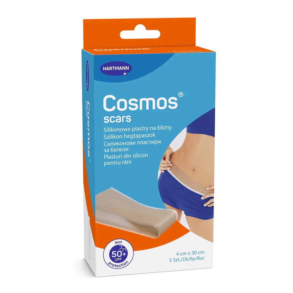 Plasturi Silicon Cosmos Scars 4cm x 30cm, 5 buc, Hartmann