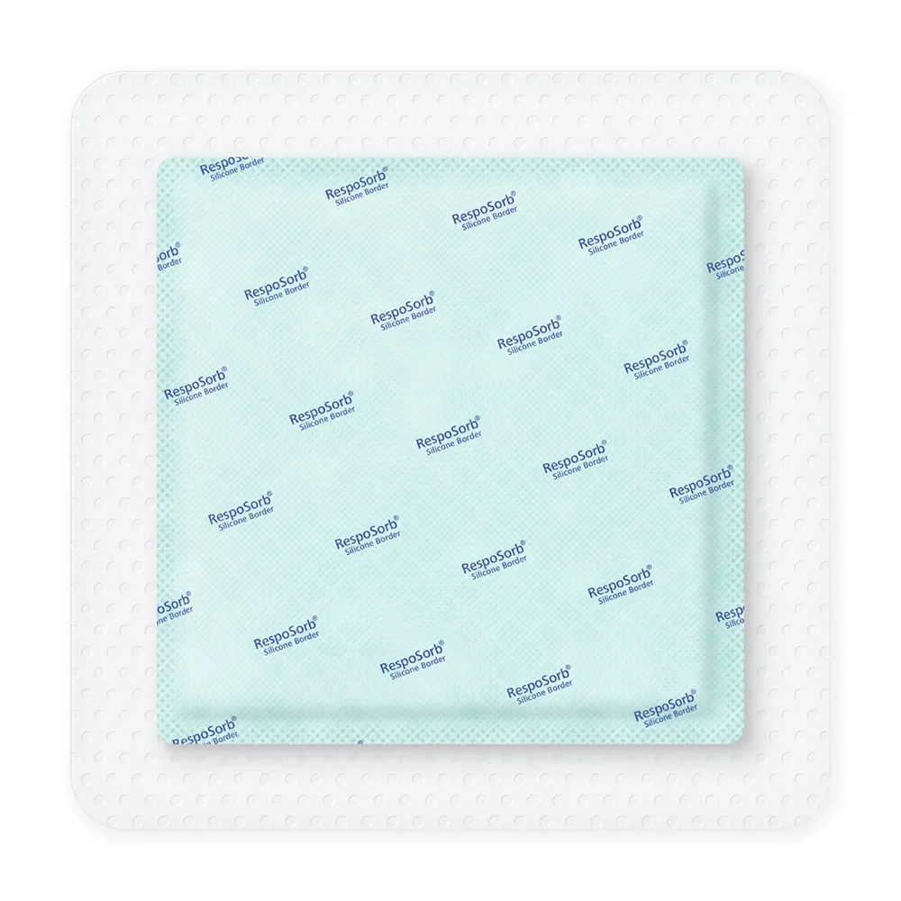 Pansament RespoSorb Silicone Border 17.5cm x 17.5cm, 10 buc, Hartmann