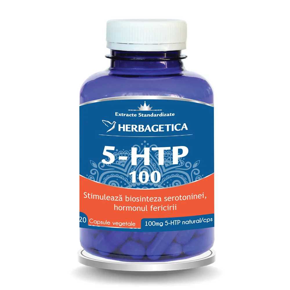 5-HTP100 Zen Forte, 120 capsule, Herbagetica