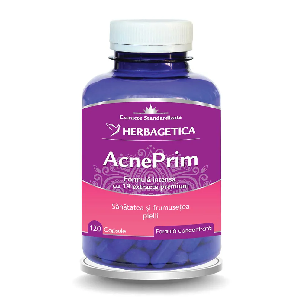 AcnePrim, 120 capsule, Herbagetica