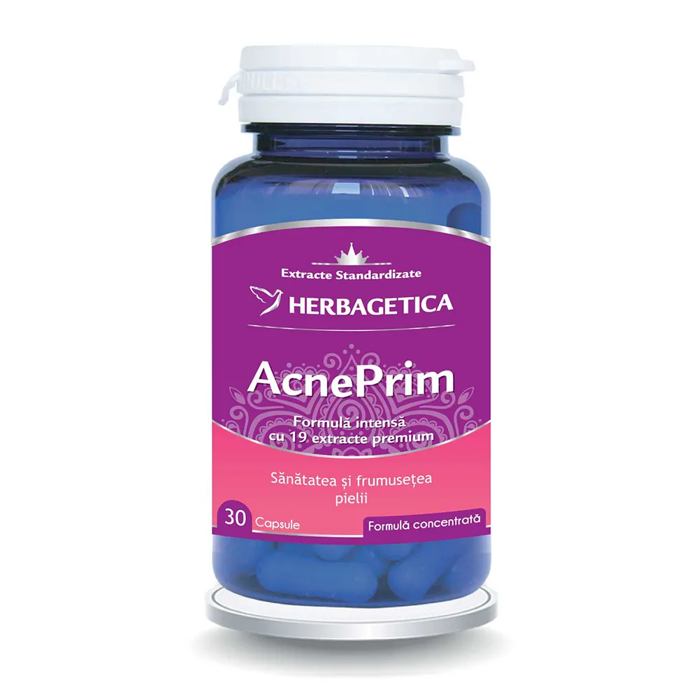 AcnePrim, 30 capsule, Herbagetica