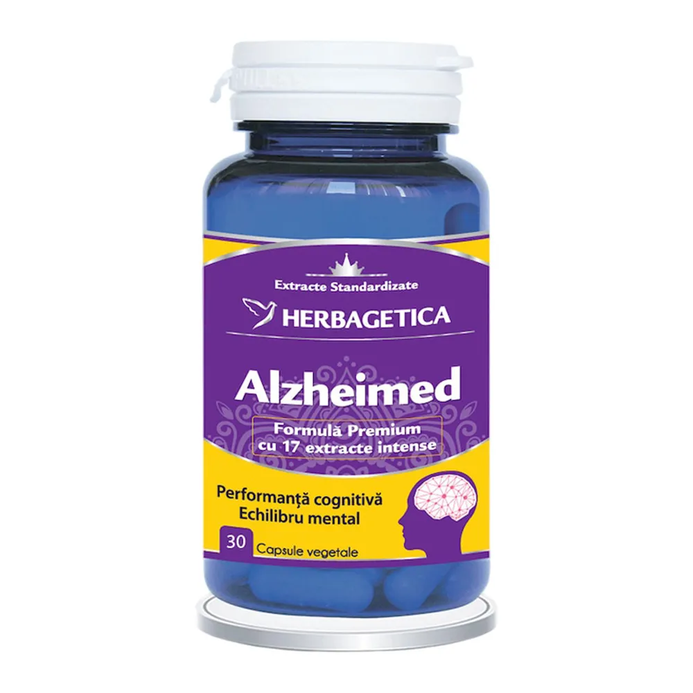 Alzheimed, 30 capsule, Herbagetica