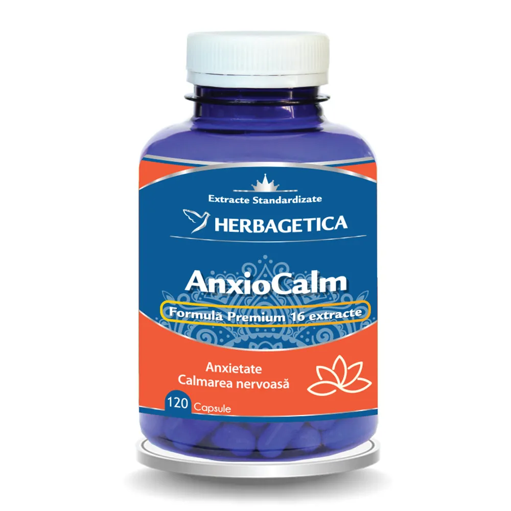 Anxiocalm, 120 capsule, Herbagetica