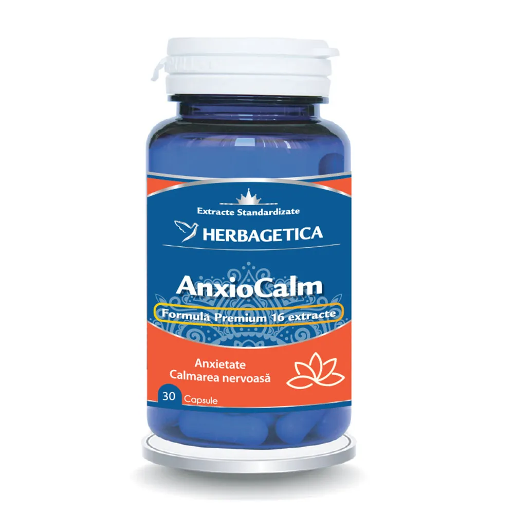 Anxiocalm, 30 capsule, Herbagetica