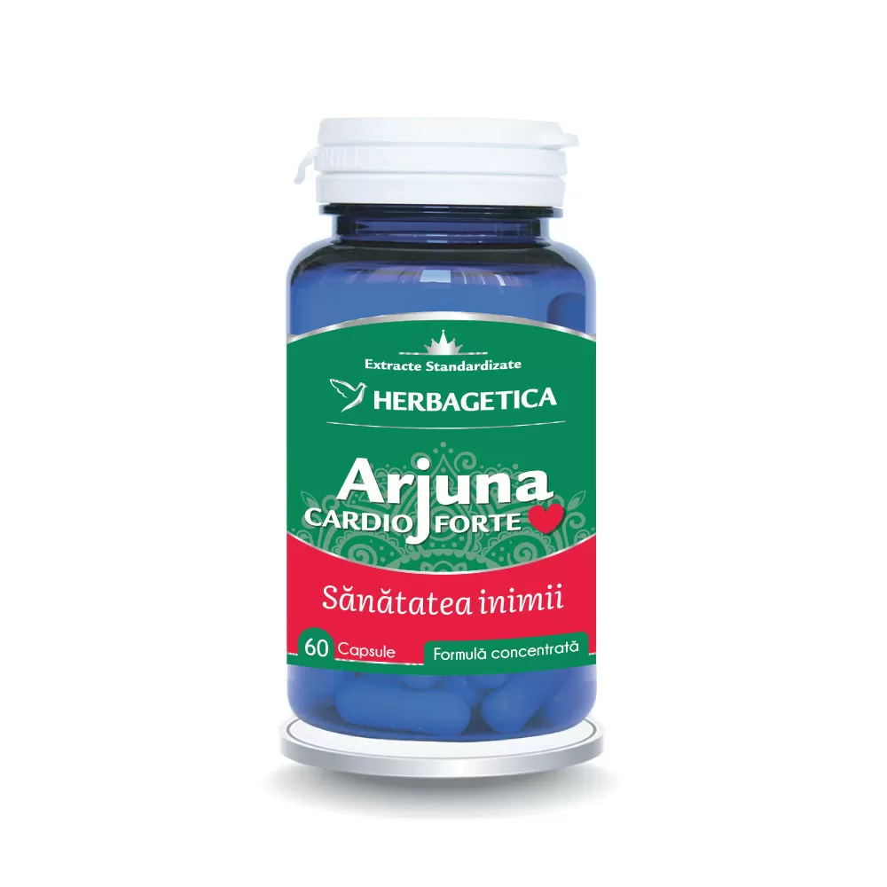 Arjuna Cardio Forte , 60 capsule, Herbagetica