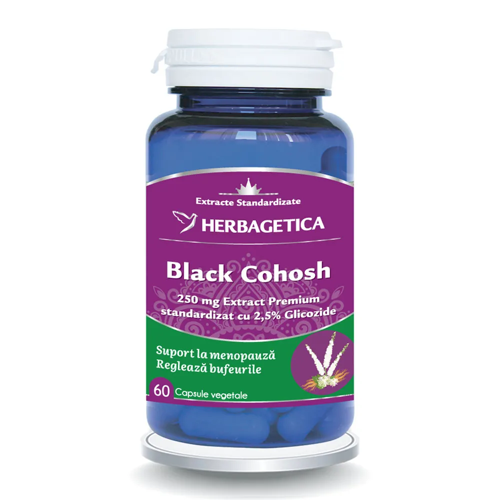 Black Cohosh, 60 capsule, Herbagetica