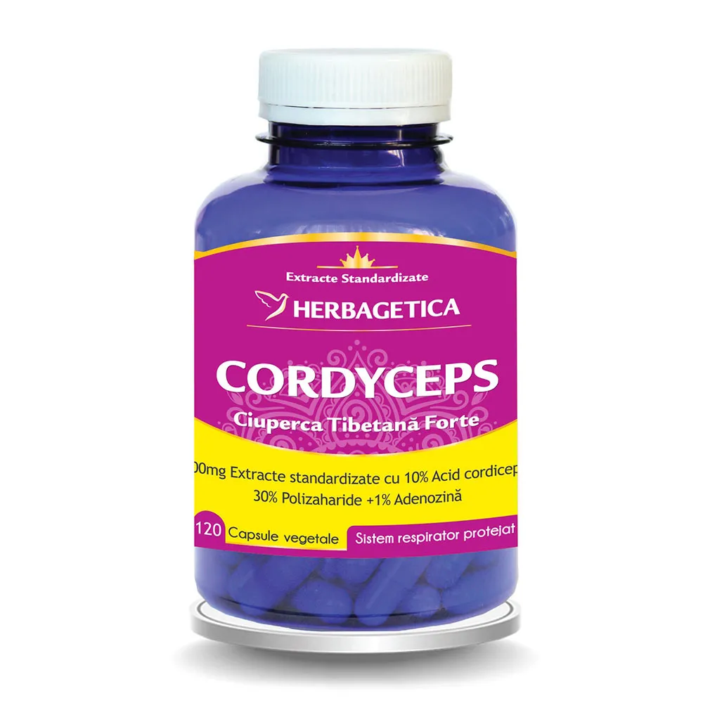 Cordyceps, 120 capsule, Herbagetica