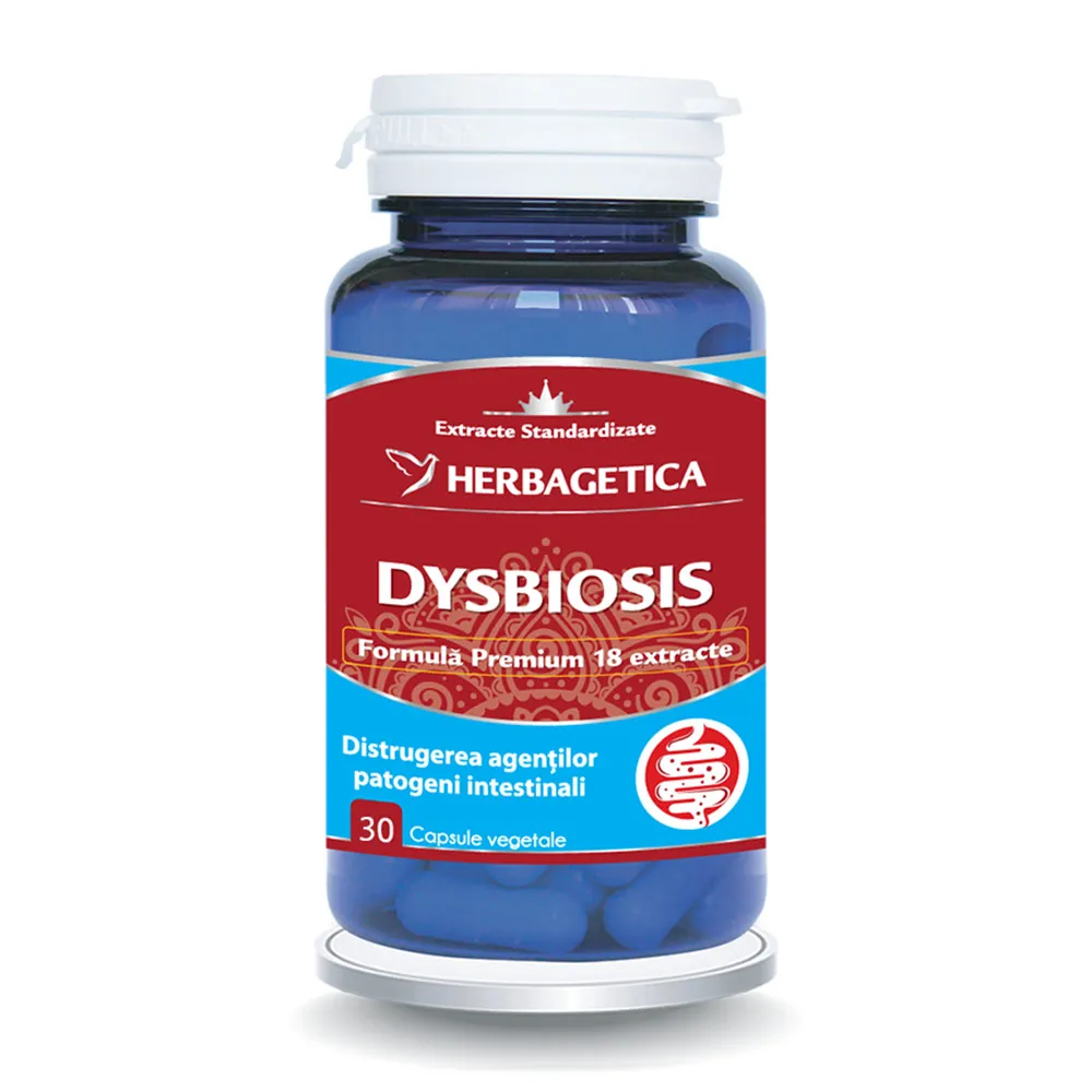 Dysbiosis, 30 capsule, Herbagetica