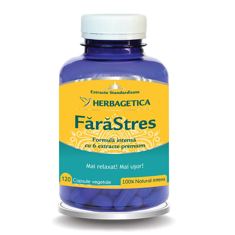 Fara Stres, 120 capsule, Herbagetica