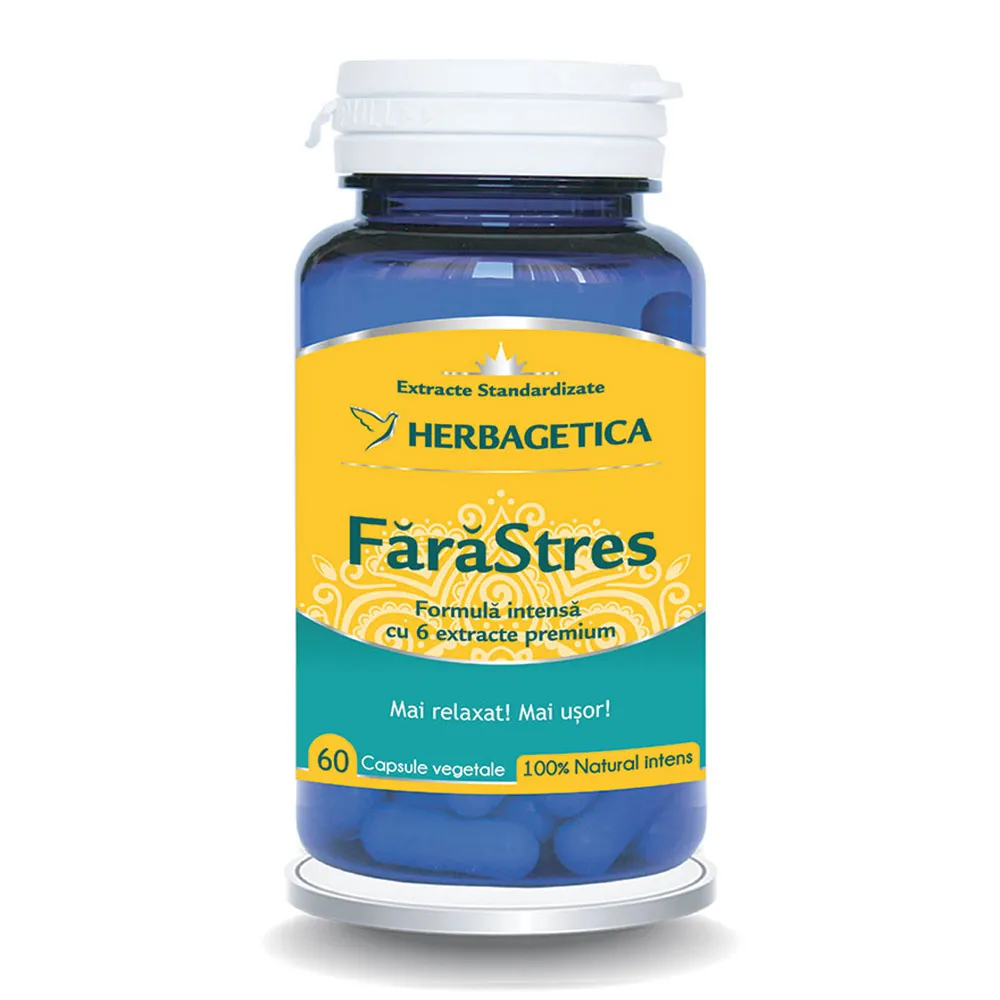 Fara Stres, 60 capsule, Herbagetica
