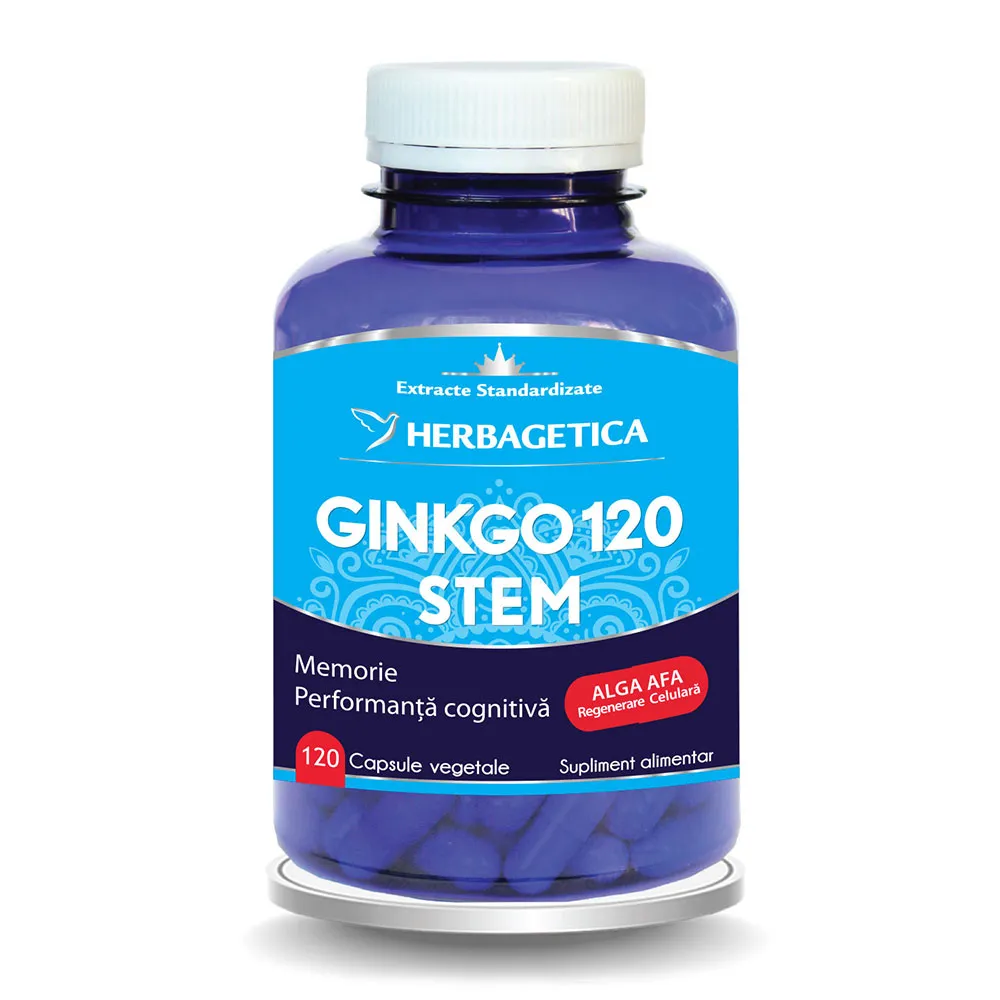 Ginkgo 120 Stem, 120 capsule, Herbagetica