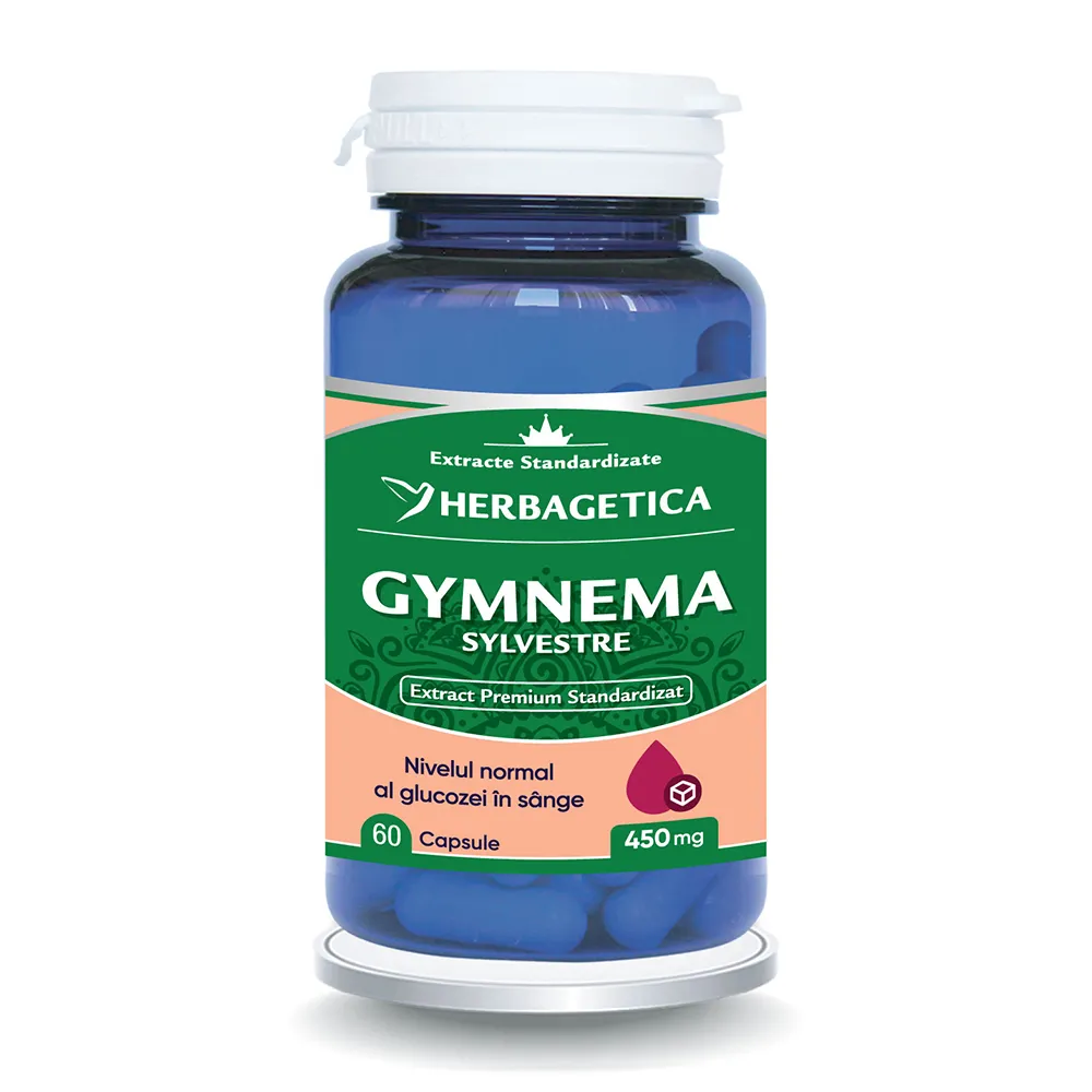 Gymnema Sylvestre, 60 capsule, Herbagetica