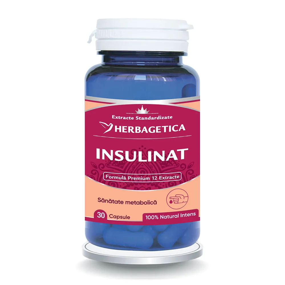 Insulinat, 30 capsule, Herbagetica