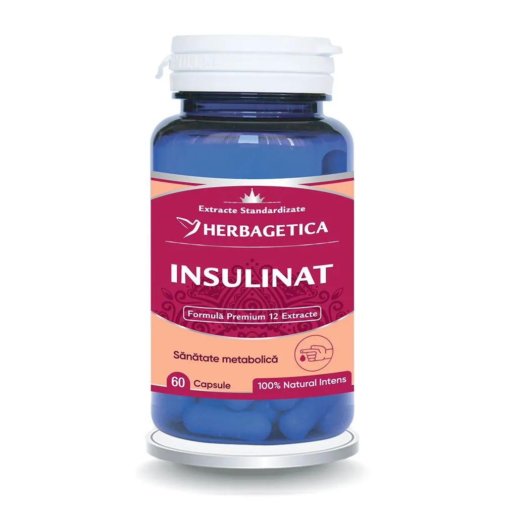 Insulinat, 60 capsule, Herbagetica