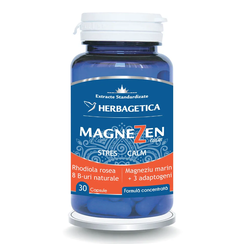 MagneZen Calm, 30 capsule, Herbagetica