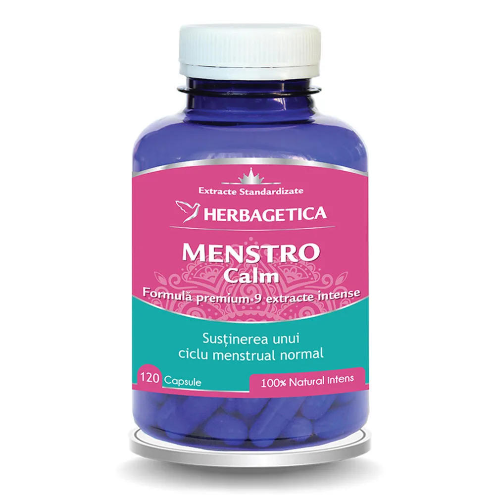 Menstro Calm, 120 capsule, Herbagetica