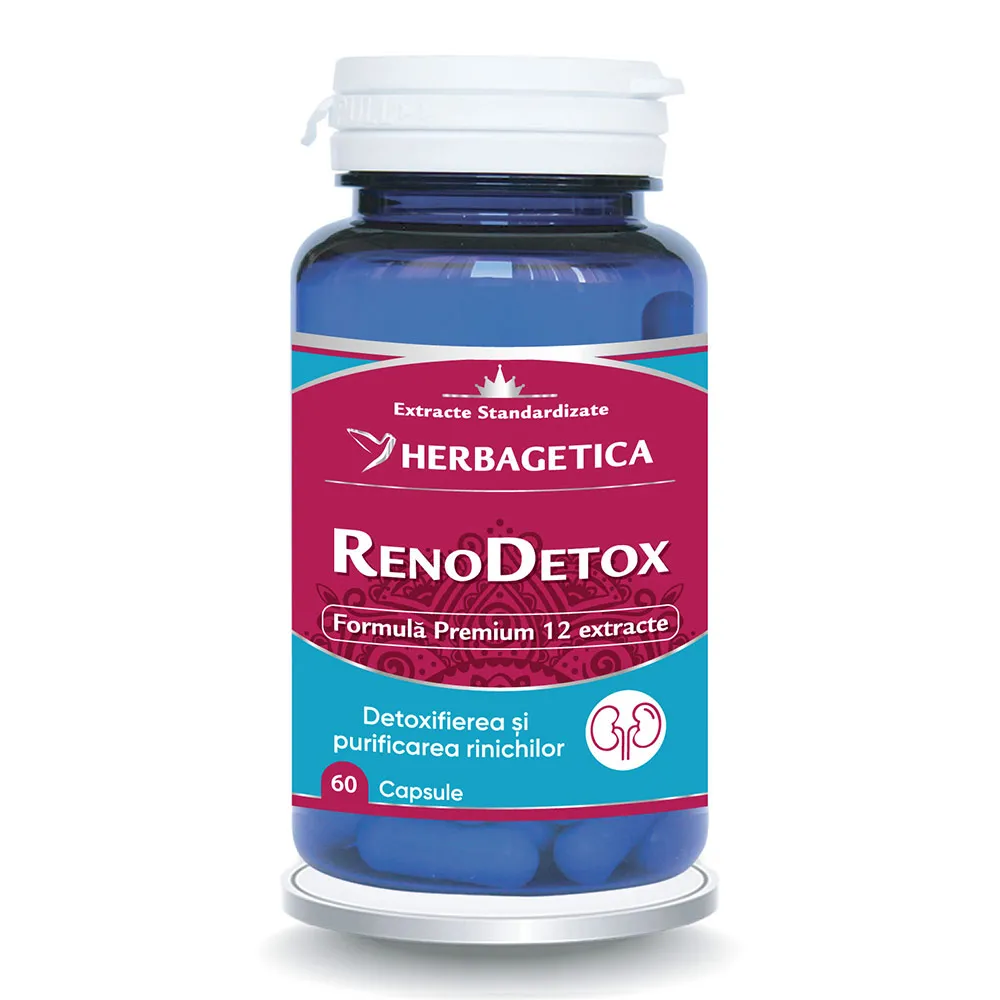 RenoDetox, 60 capsule, Herbagetica
