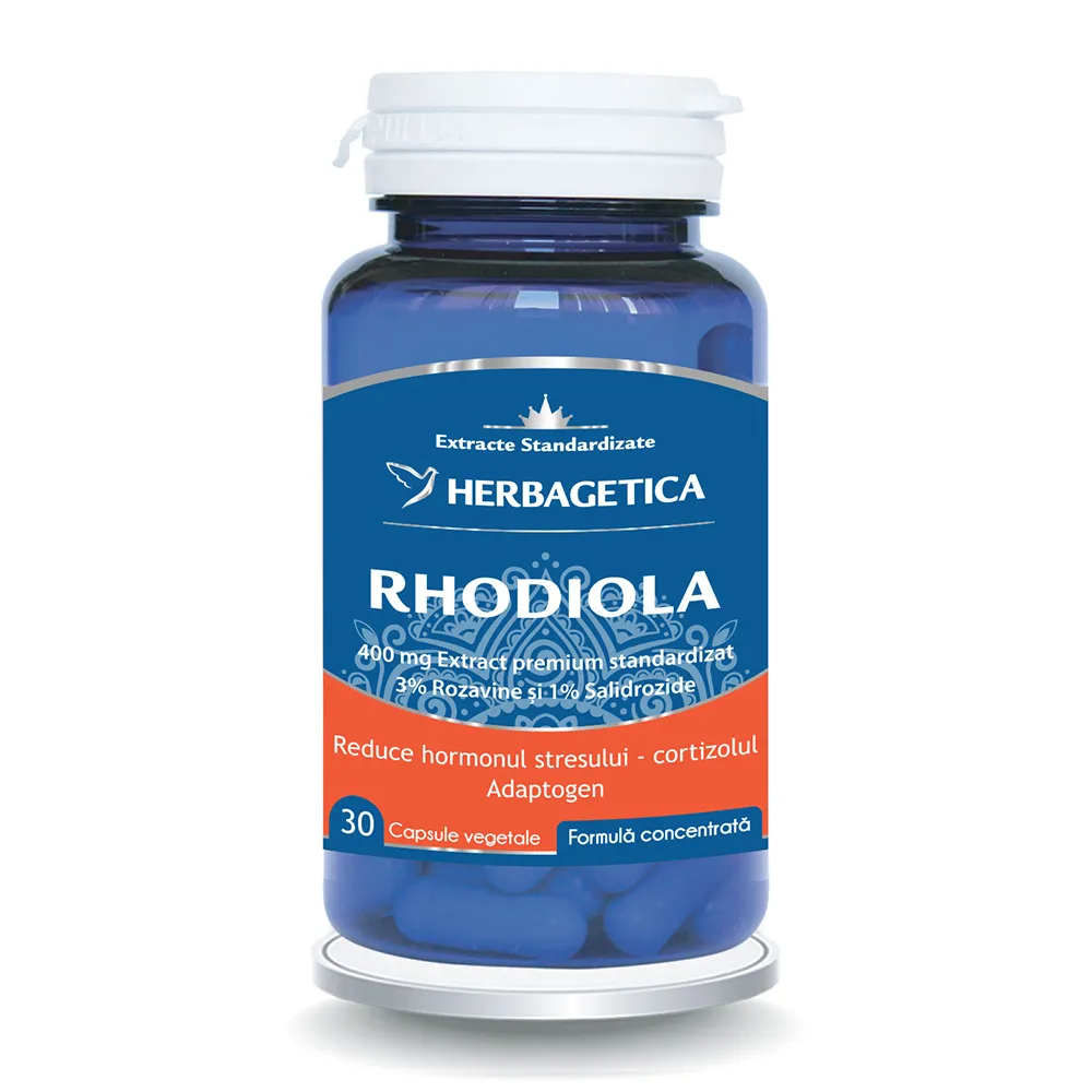 Rhodiola Zen Forte, 30 capsule, Herbagetica
