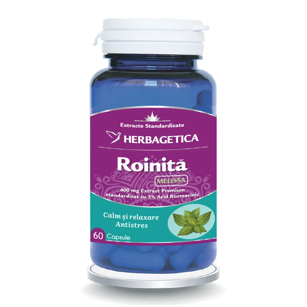 Roinita Melissa, 60 capsule, Herbagetica