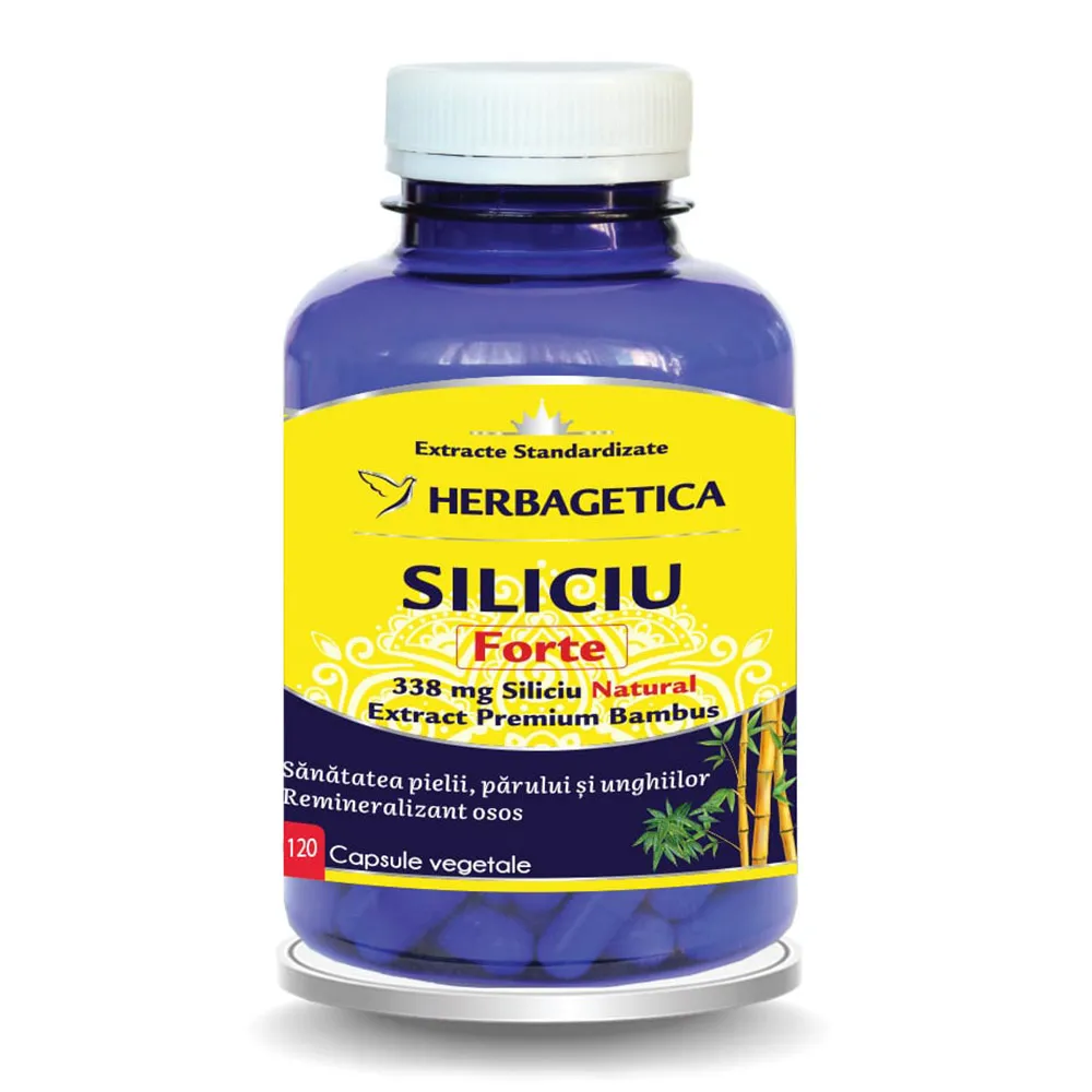 Siliciu Forte, 120 capsule, Herbagetica