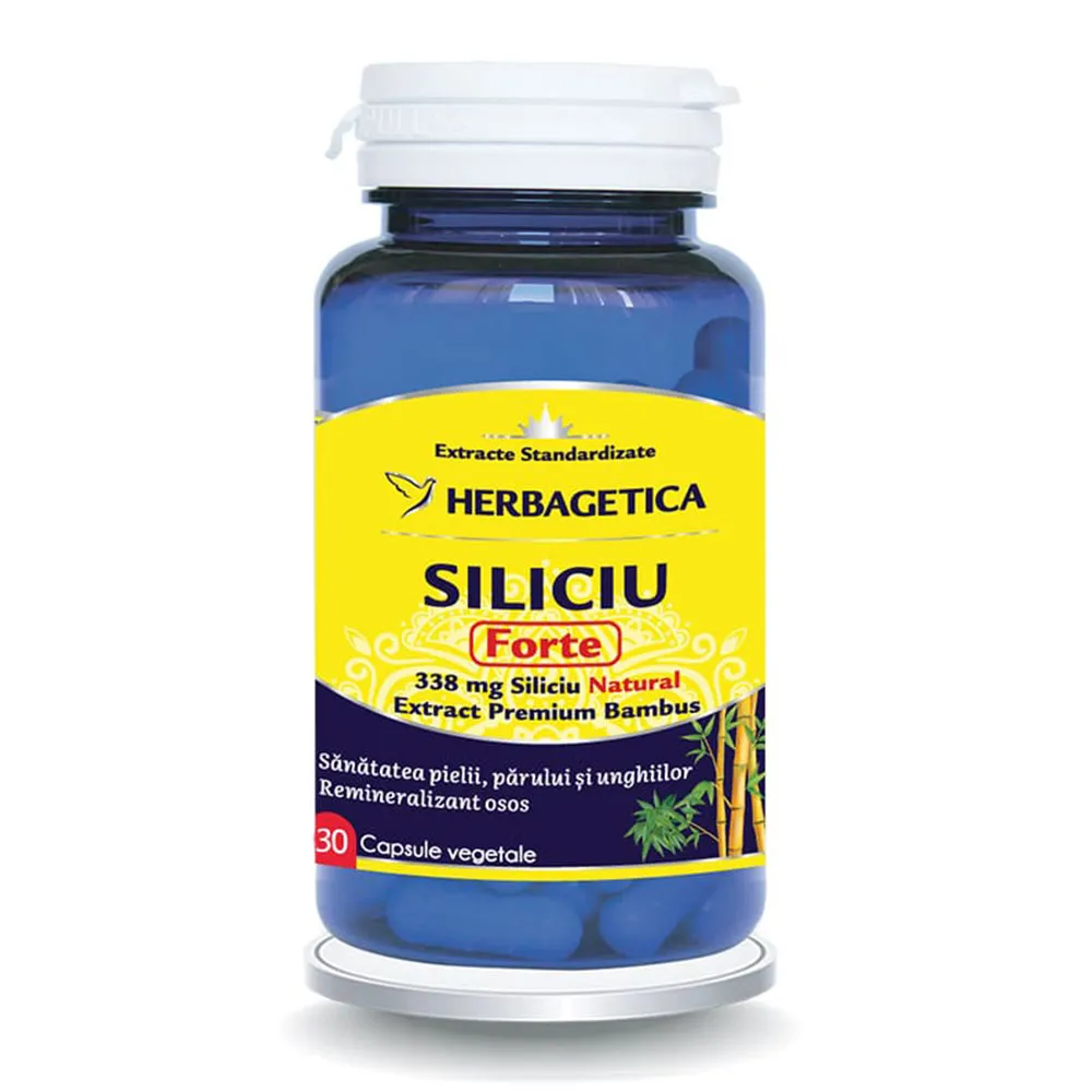 Siliciu Forte, 30 capsule, Herbagetica