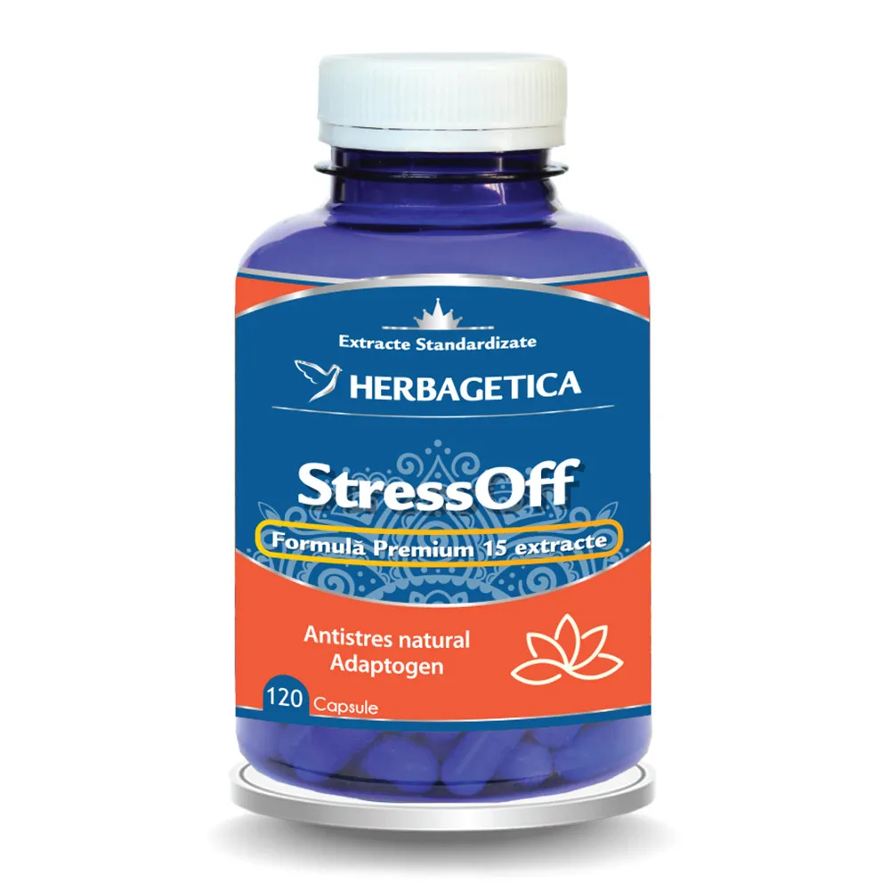 Stressoff, 120 capsule, Herbagetica