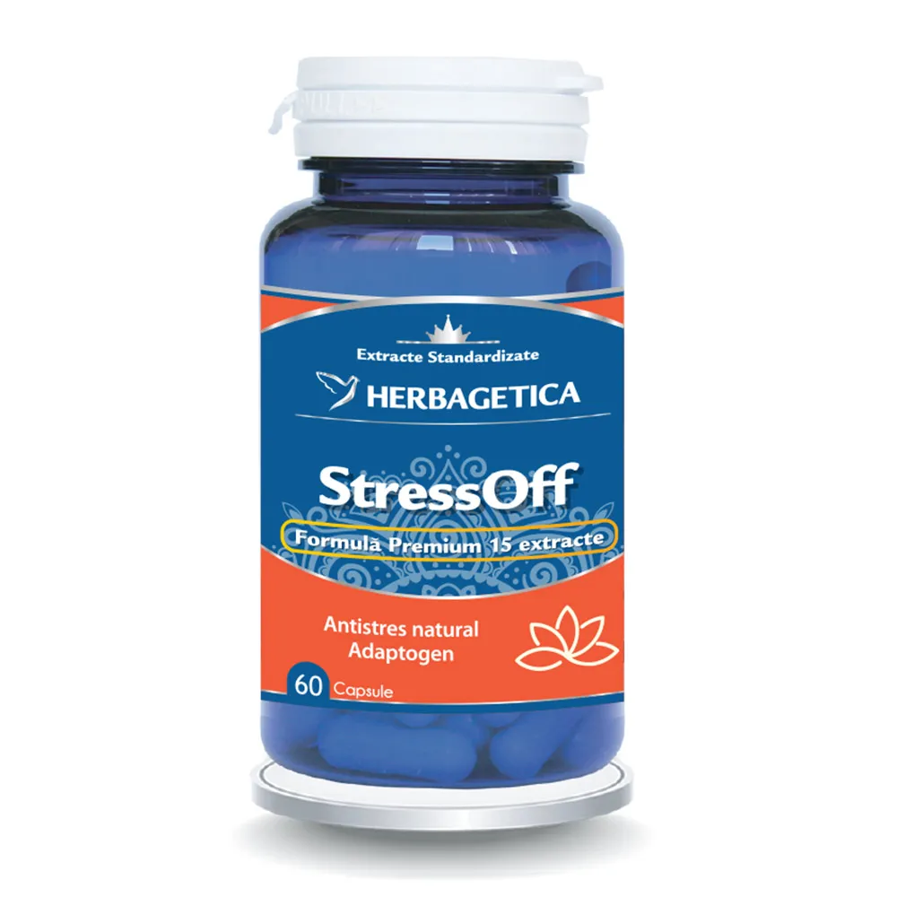 Stressoff, 60 capsule, Herbagetica