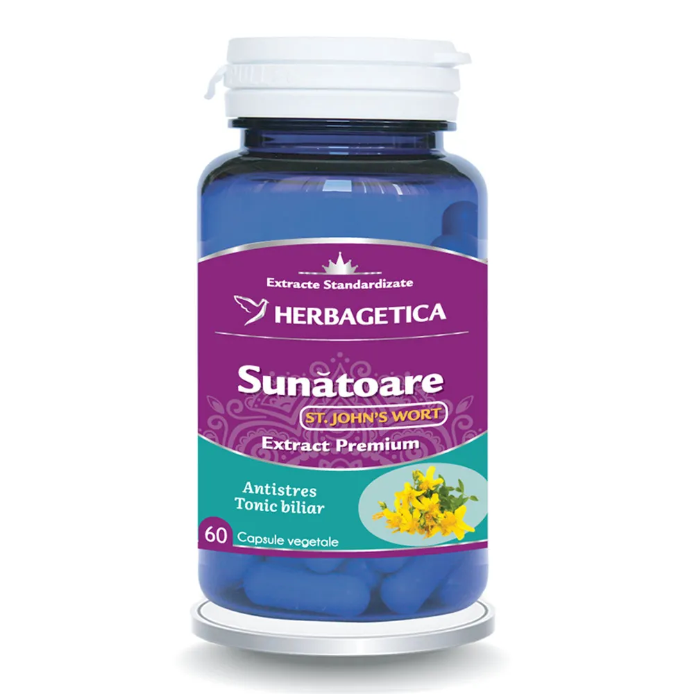 Sunatoare St. John's Wort, 60 capsule, Herbagetica