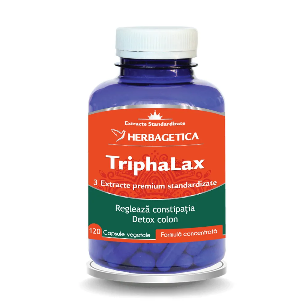 TriphaLax, 120 capsule, Herbagetica