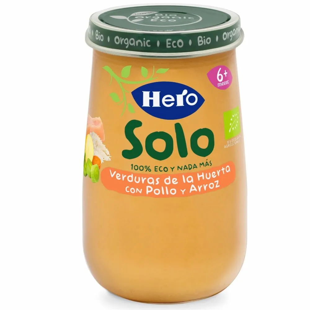 Hero Baby Solo Piure Legume Pui si Orez x 190 g