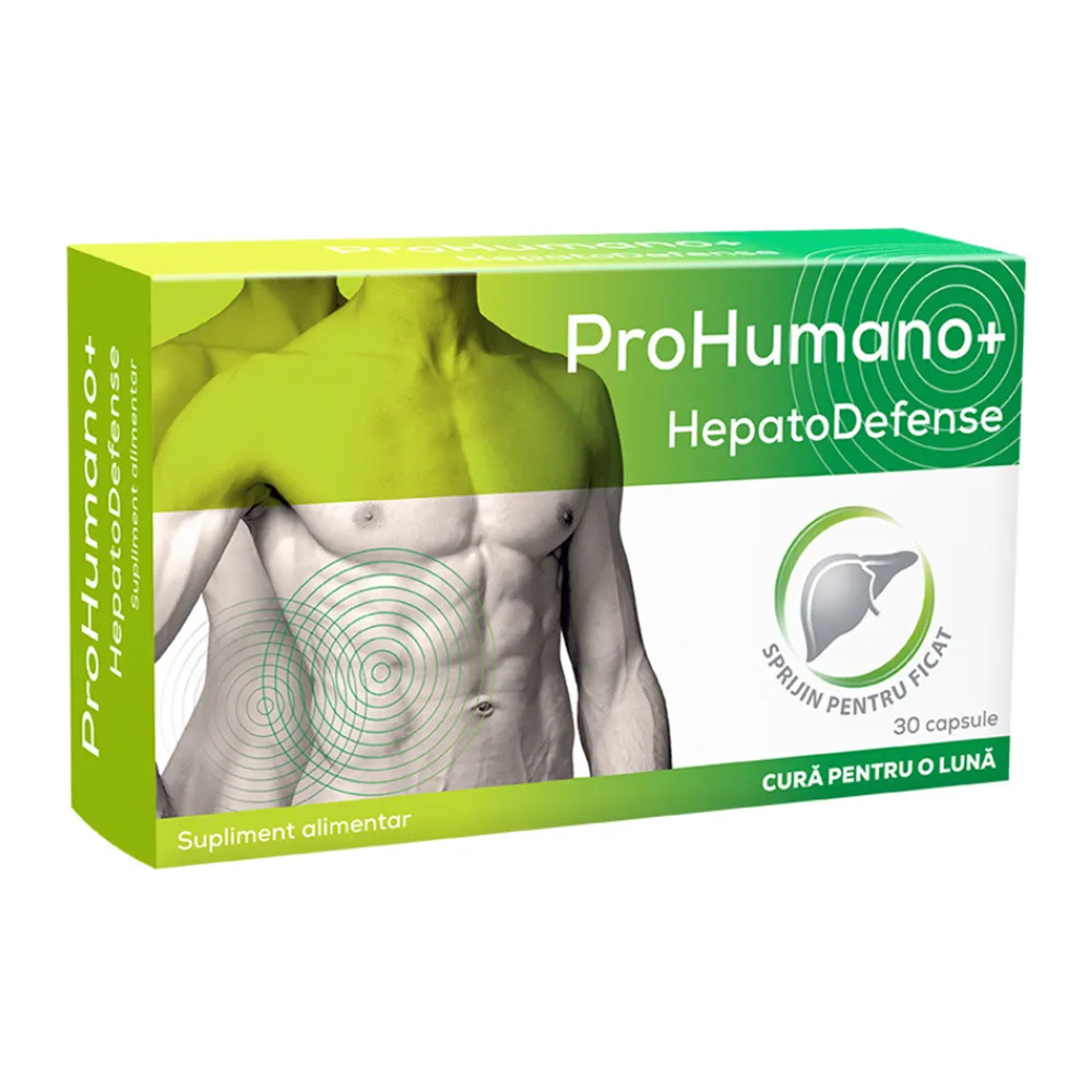 HepatoDefense, 30 capsule, ProHumano+