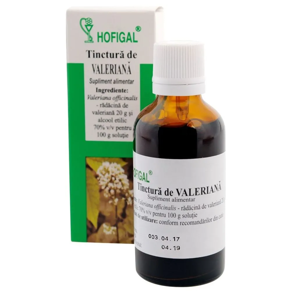 Tinctura Valeriana, 50ml, Hofigal