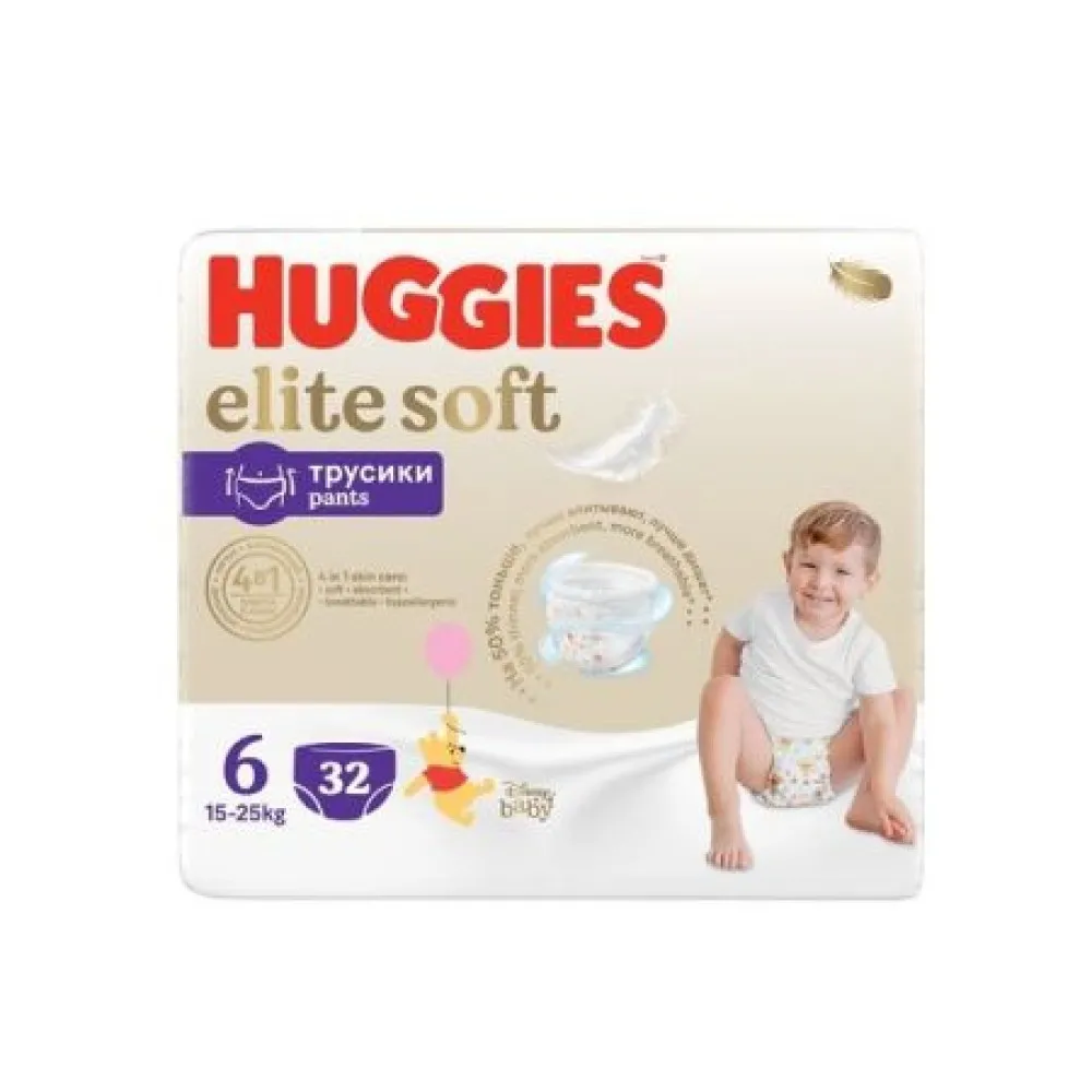 Huggies Pampers nr.6 Elite-Soft 15-25 kg x 32