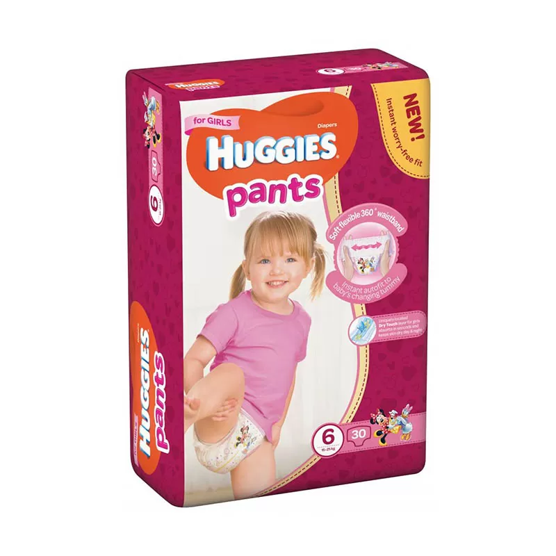 Huggies Pants Girl Nr. 6 15-25 kg Scutece Chilotel x 30