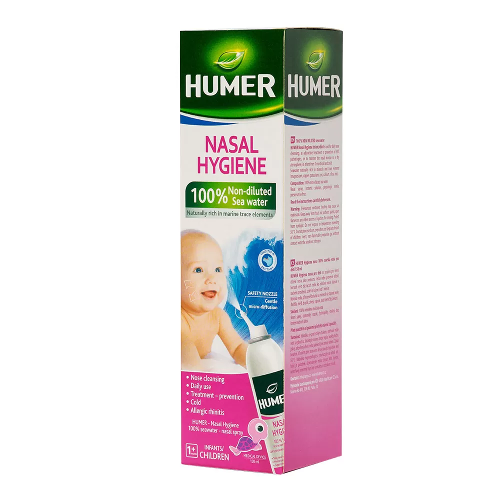 Spray nazal cu apa de mare pentru copii Humer, 150ml, Urgo