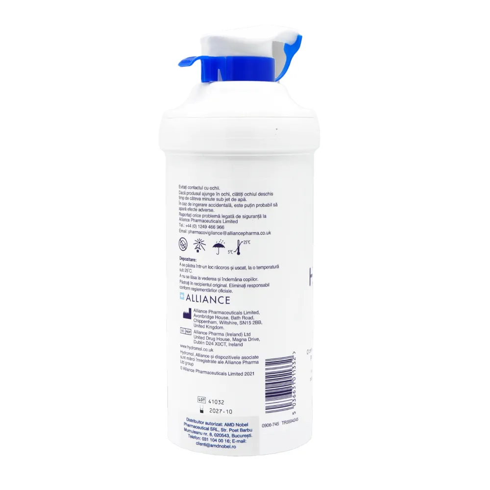 Crema Emolienta Hydromol, 500g, AMD Nobel