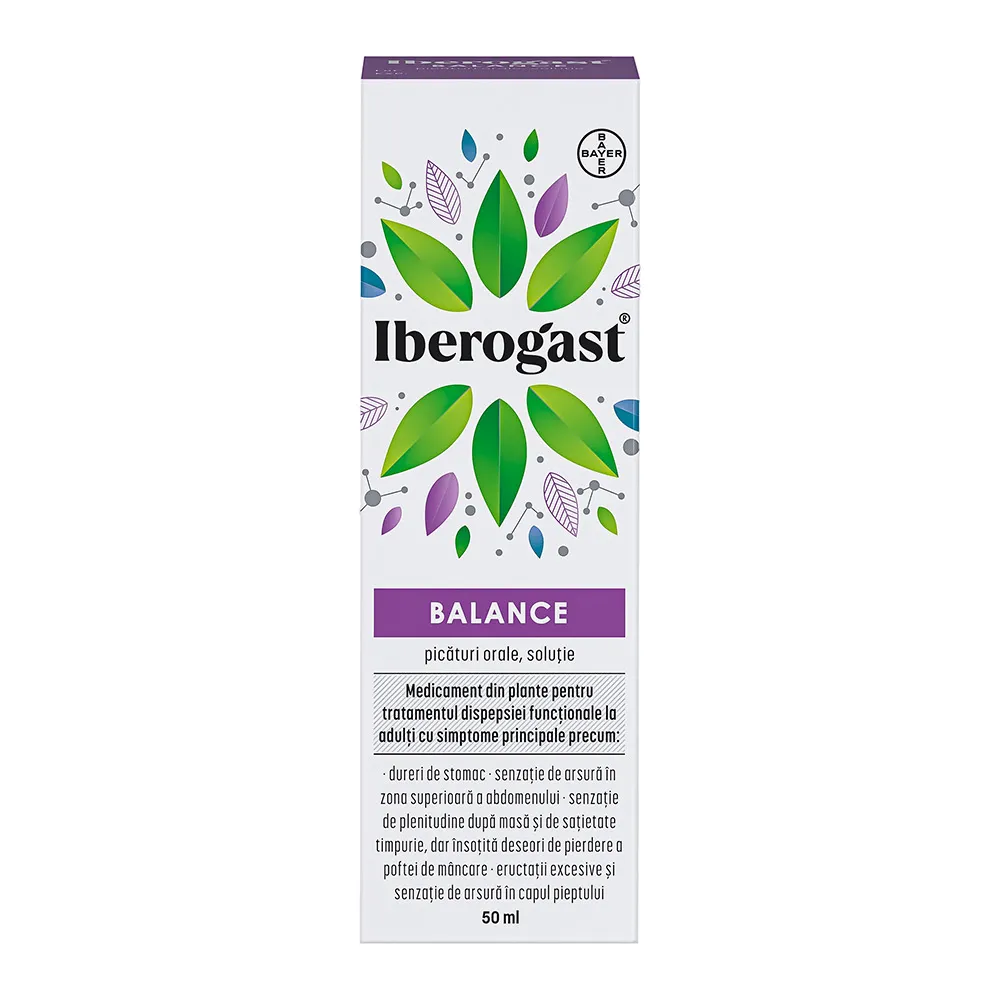 Iberogast Balance, picaturi orale - solutie, 50ml, Bayer