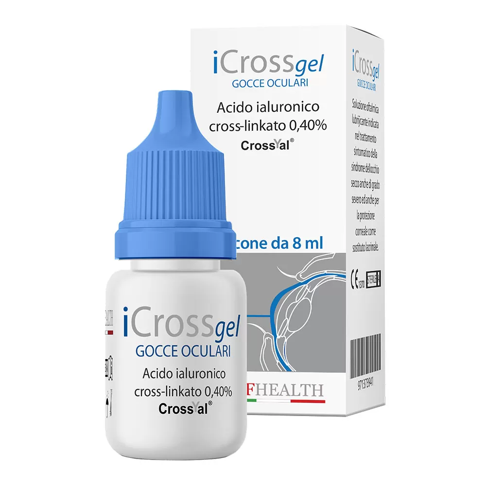 Solutie oftalmica lubrifianta iCrossgel, 8 ml, Off Italia