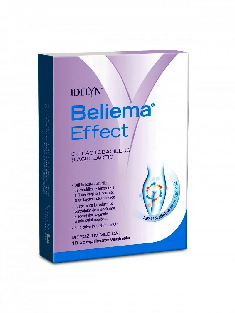 Idelyn Beliema Effect, 10 comprimate vaginale, Walmark