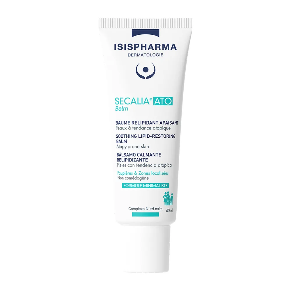 Balsam fluid calmant, relipidant cu absorbtie rapida pentru piele atopica Secalia ATO Balm, 40 ml, IsisPharma
