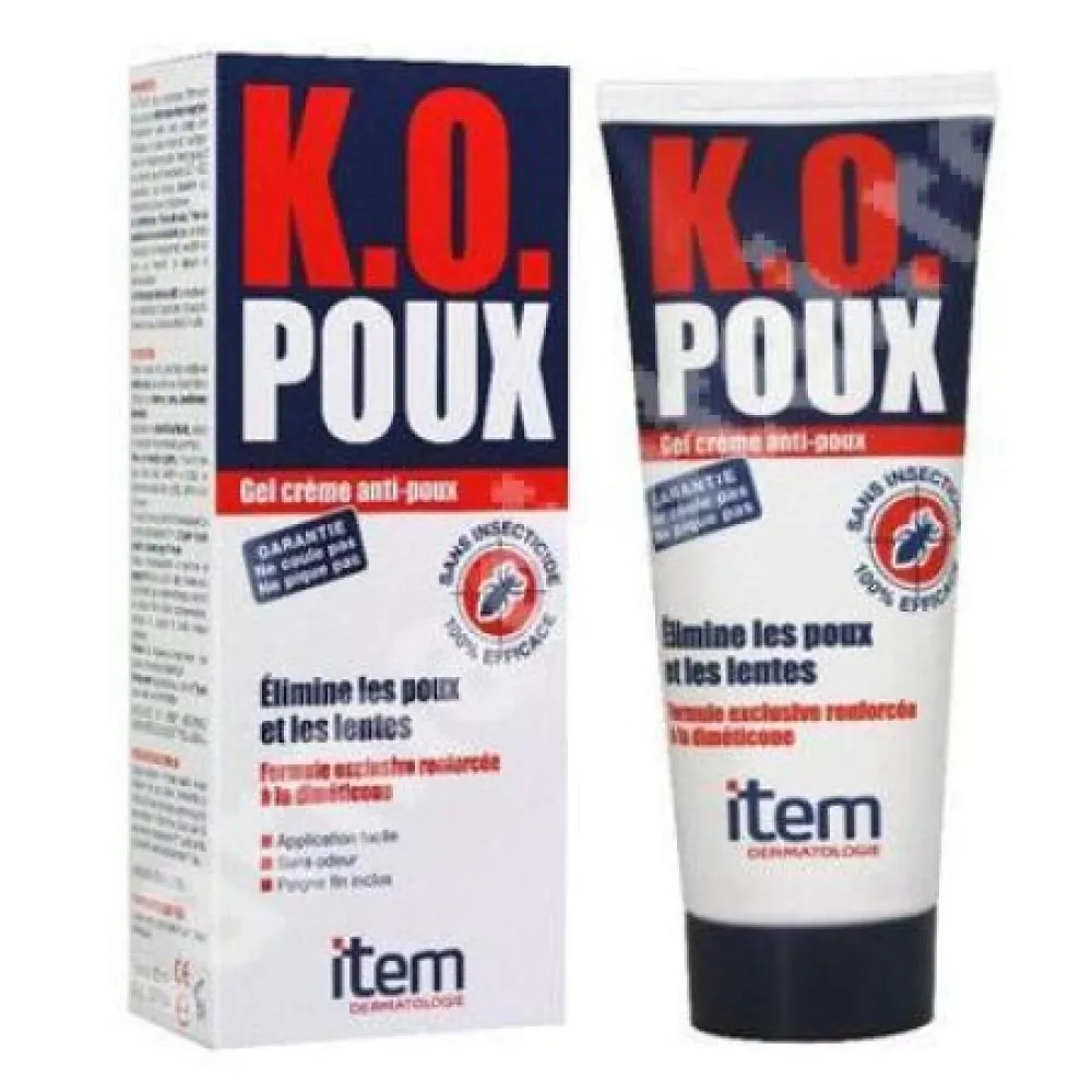 Item Gel Crema Anti-paduchi K.O.Poux x 100 ml